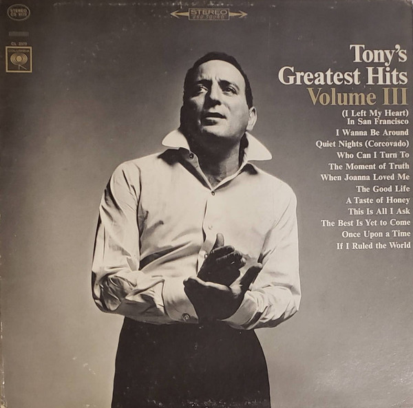 TONY BENNETT'S GREATEST HITS, VOLUME III
