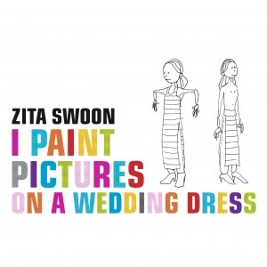 I PAINT PICTURES ON A WEDDING DRESS